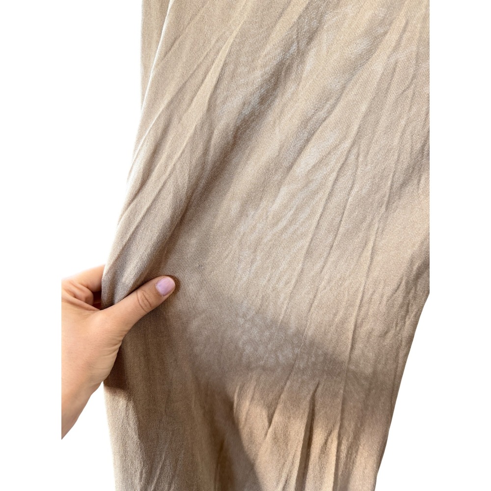 & Other Stories Stockholm Atelier Beige Knit Scoop Back Maxi Dress Small - Picture 5 of 7